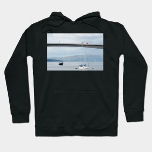 A bus passes over the Skye Bridge to Isle of Skye, Scotland Hoodie